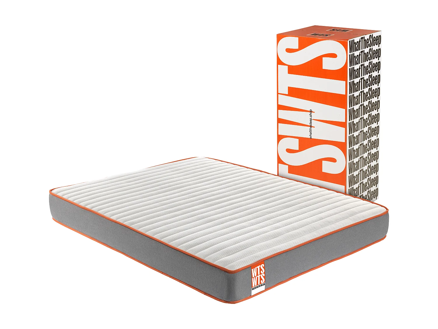 Colchão 90 x 190 cm WTS Salsa | Molas Ensacadas + Visco | 22 cm | Firmeza média