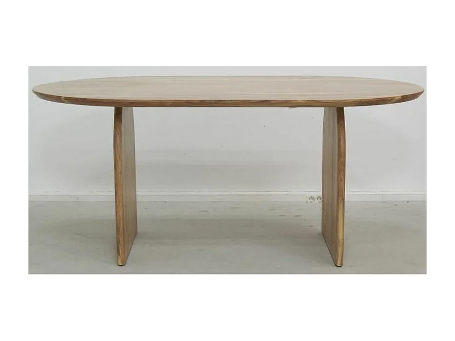 Table ovale en acacia