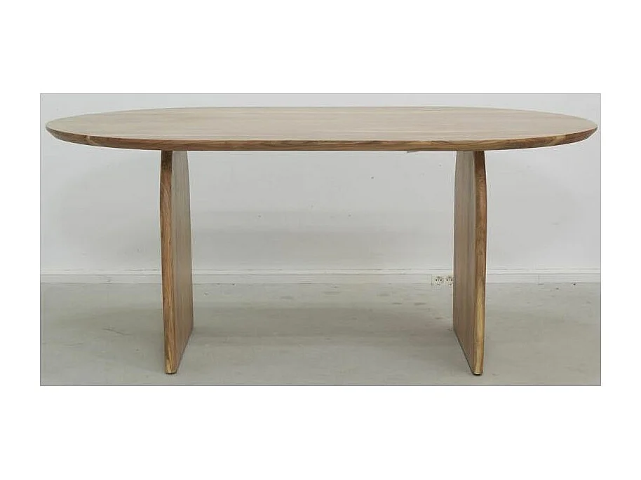 Table ovale en acacia