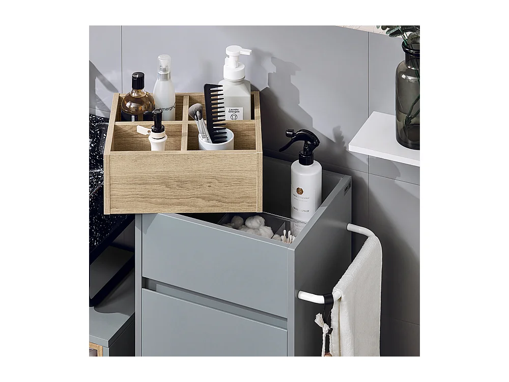 SoBuy Wäscheschrank BZR159-DG