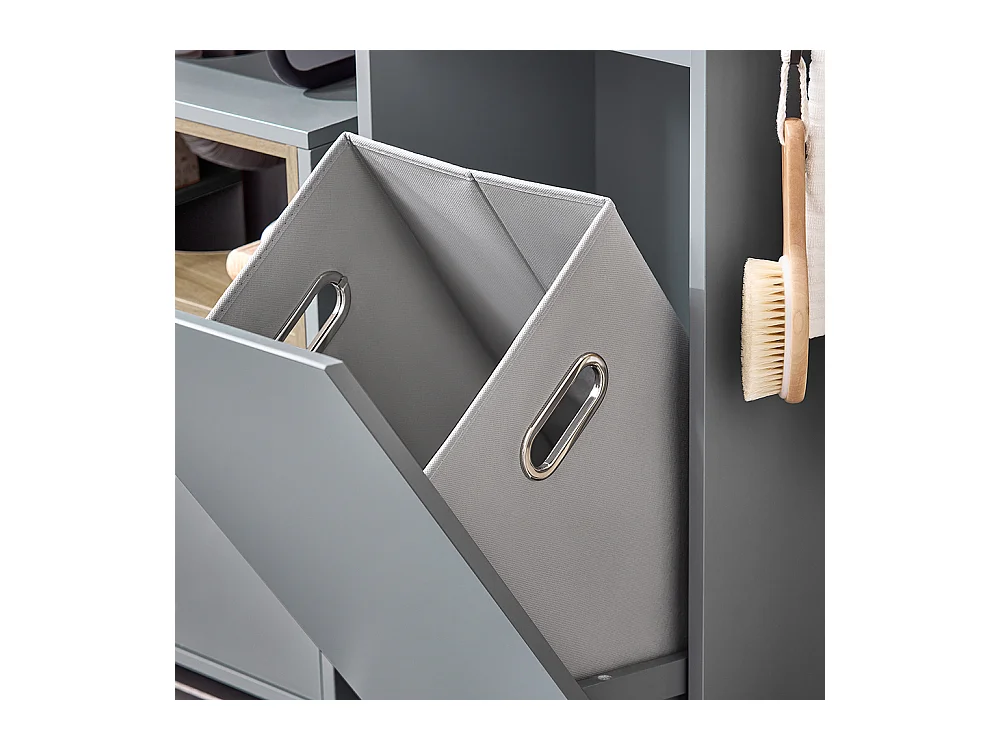 SoBuy Wäscheschrank BZR159-DG