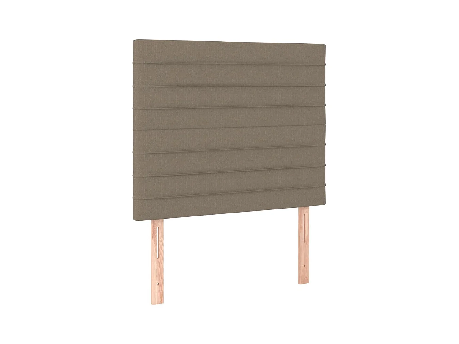 Lit à sommier tapissier avec matelas Taupe 120x200 cm Tissu