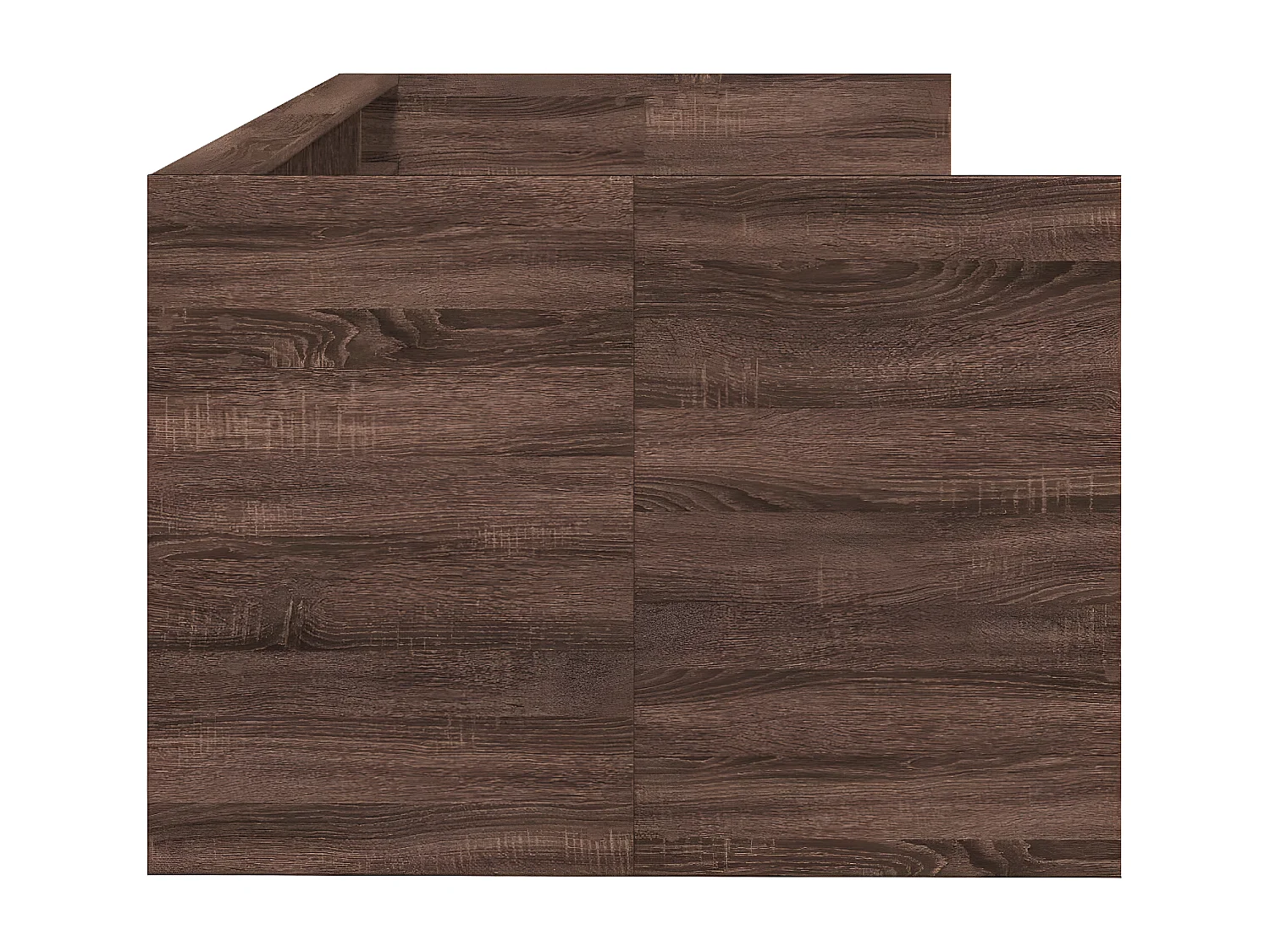 Lit de jour et tiroirs chêne marron 75x190 cm bois d'ingénierie