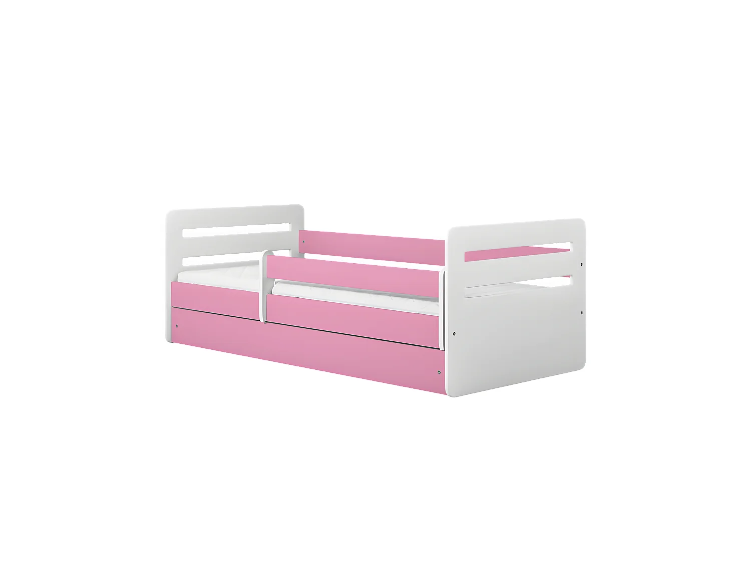 Lit tomi rose avec tiroir sans matelas 160/80