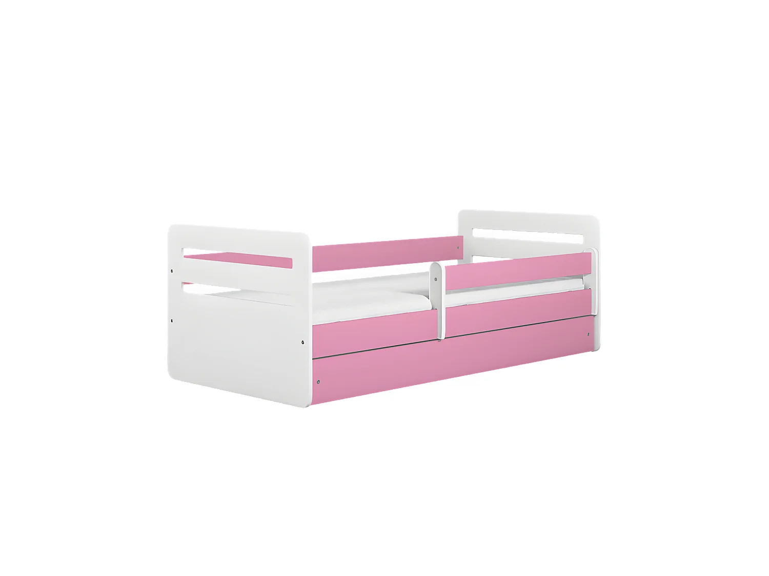 Lit tomi rose avec tiroir sans matelas 160/80