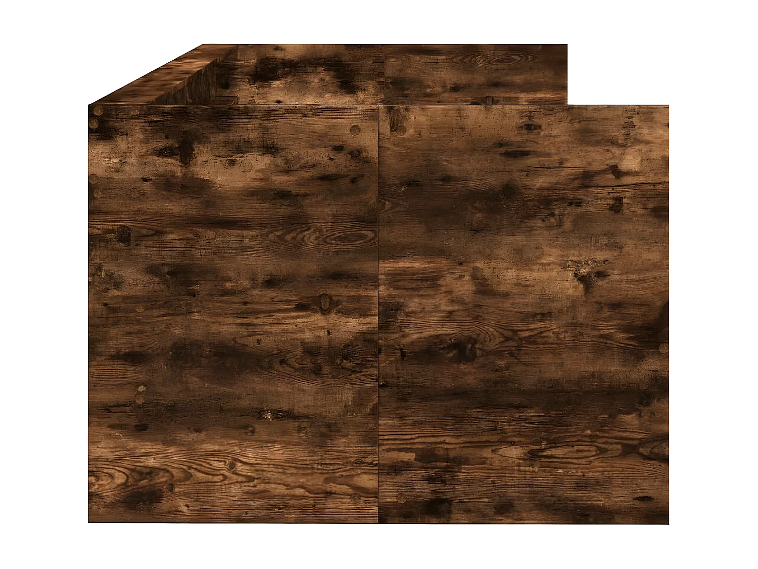 Lit de jour et tiroirs chêne fumé 90x200 cm bois d'ingénierie