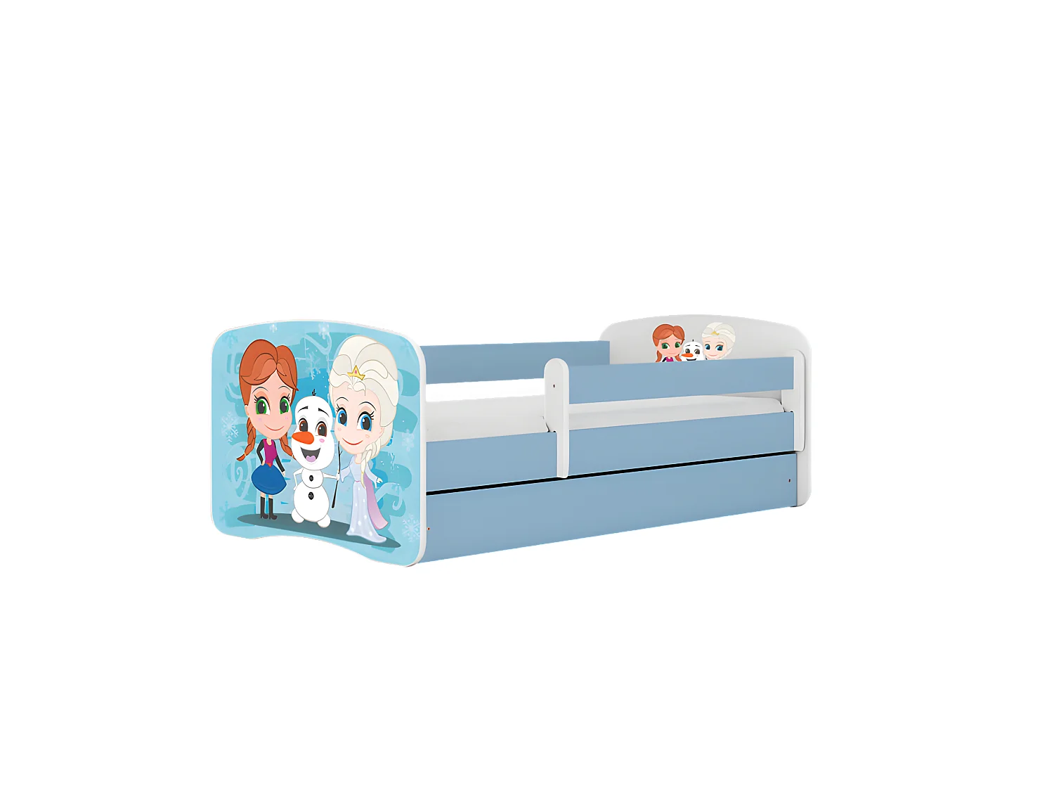Cama babydreams azul tierra congelada sin cajón sin colchón 180/80