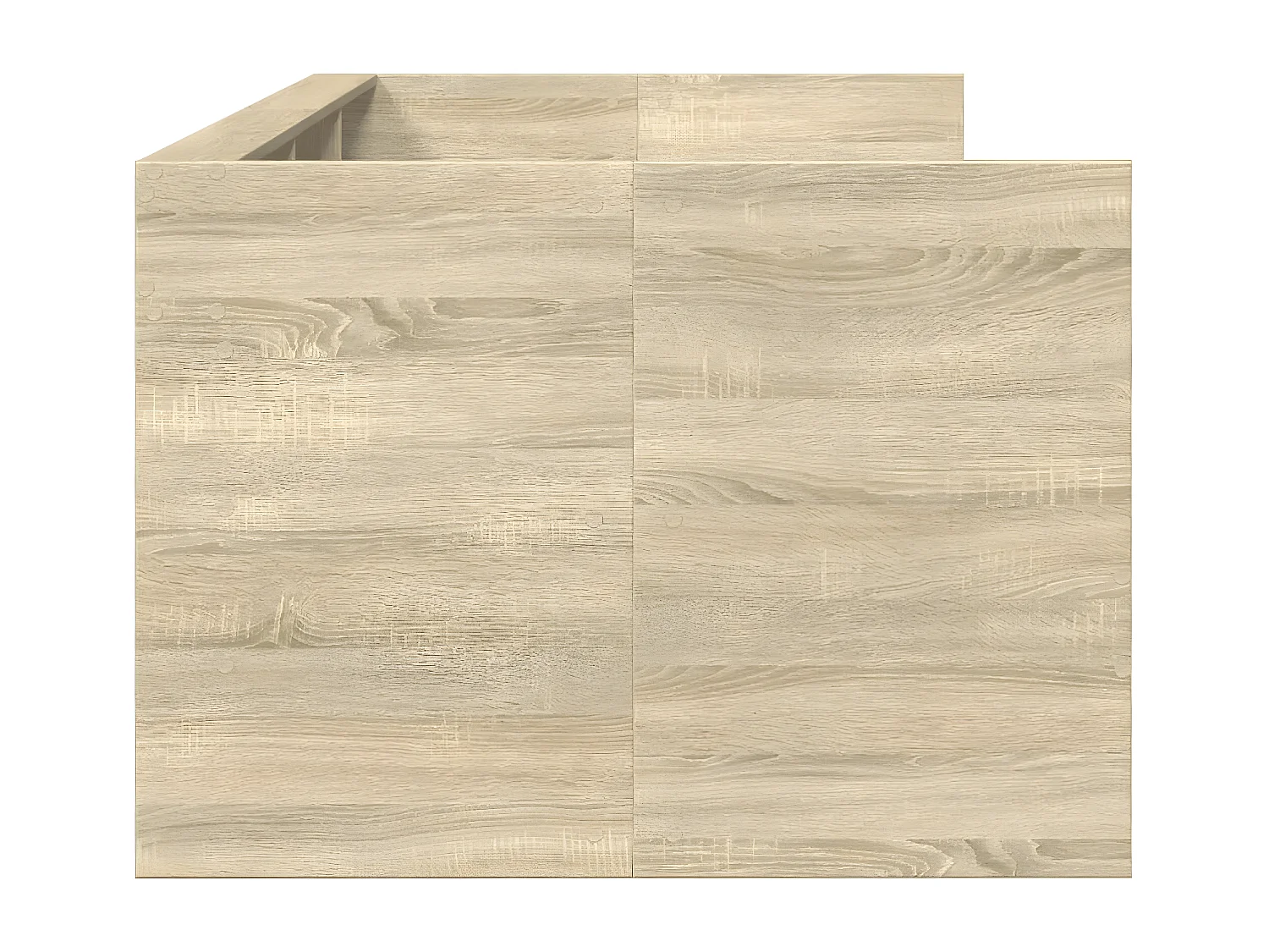 Tumbona con cajones madera ingeniería roble Sonoma 90x200 cm