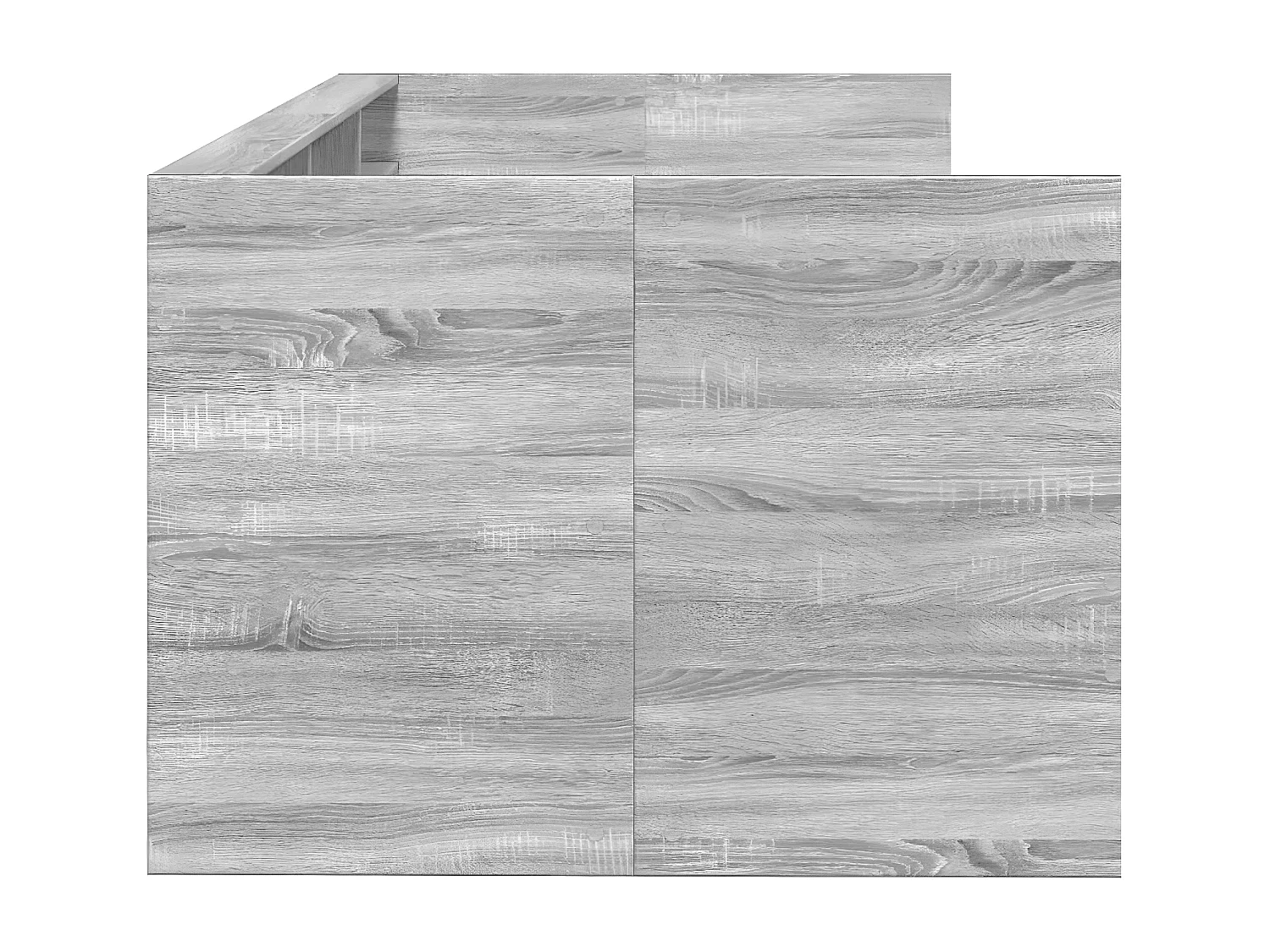 Tumbona con cajones madera ingeniería gris Sonoma 75x190 cm