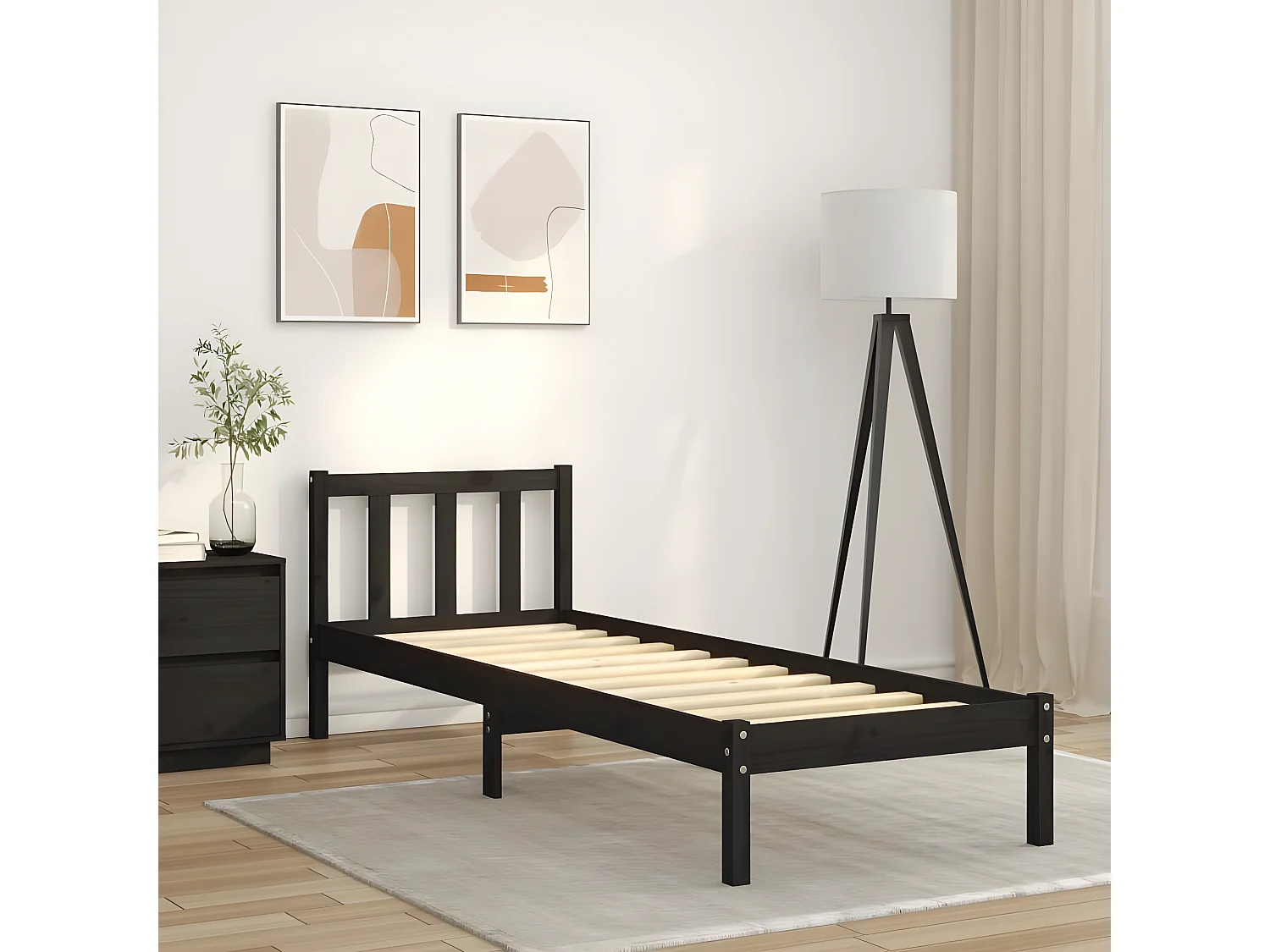 Ripas para estrado de cama 70x200 cm madeira de pinho maciça