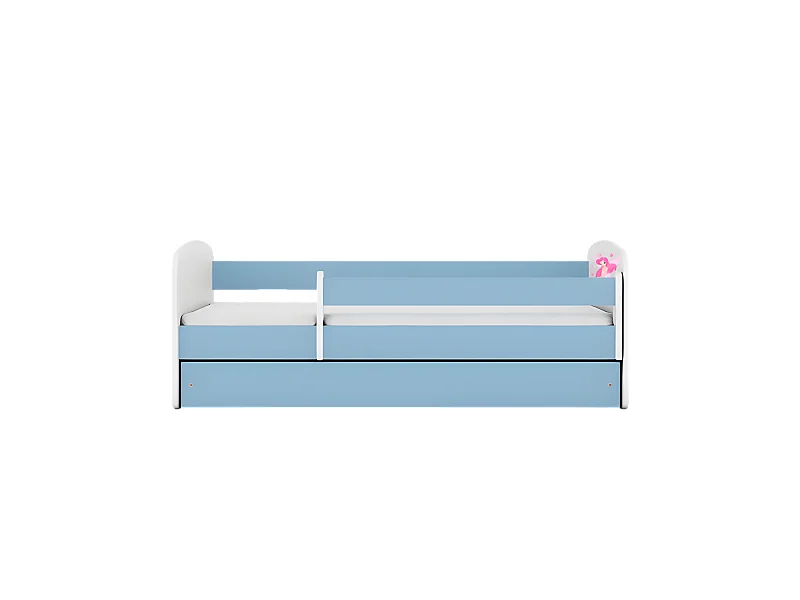 Babydreams cama hada azul con mariposas con cajón sin colchón 160/80