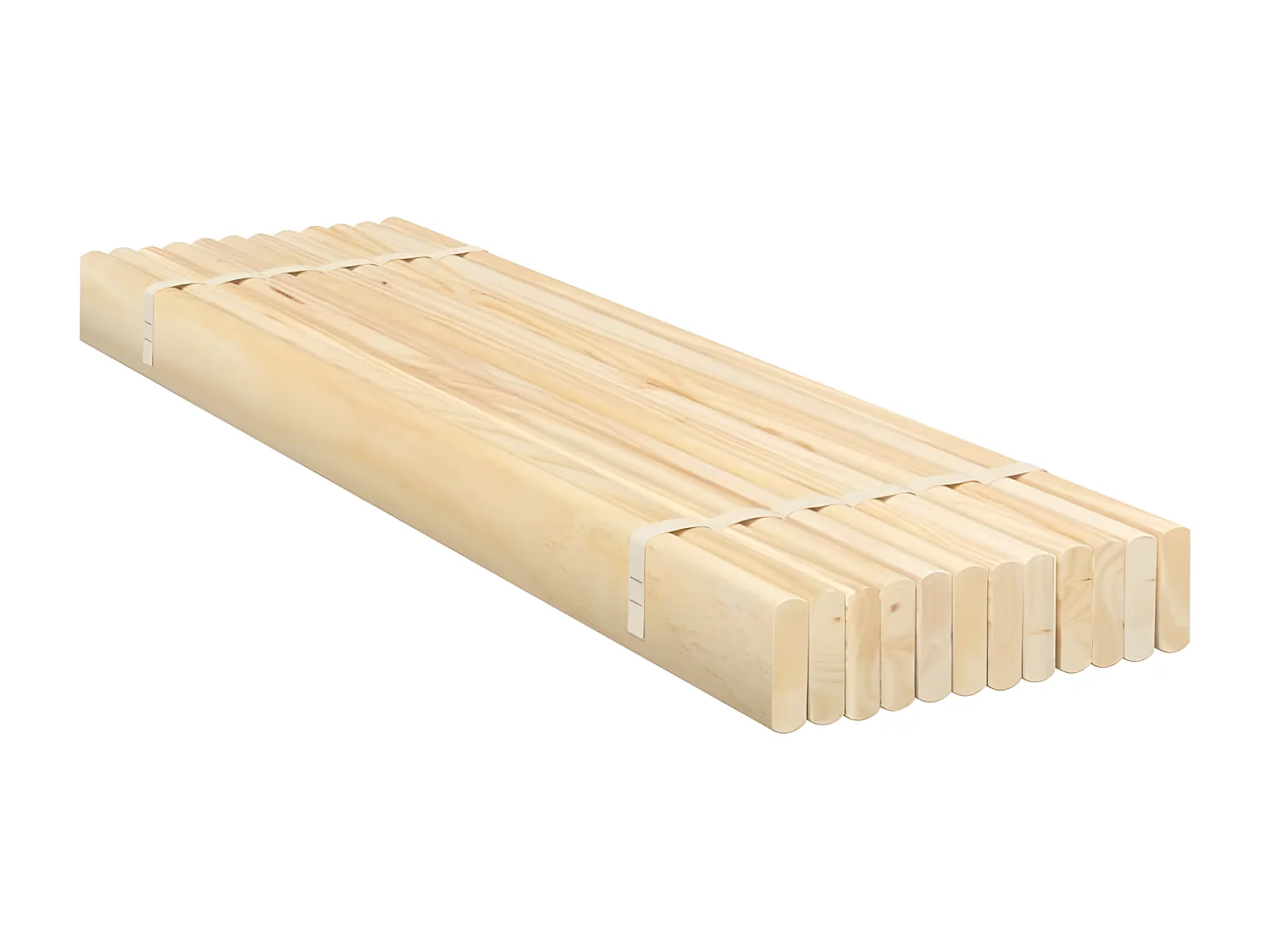 Lattes de lit 90x200 cm bois de pin massif