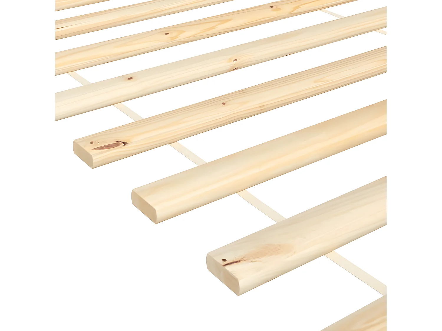 Lattes de lit 90x200 cm bois de pin massif