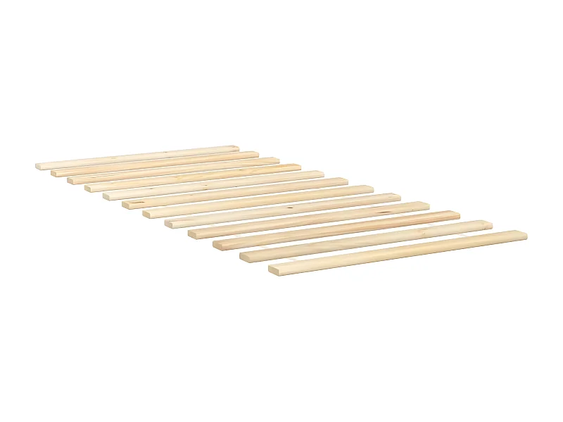Lattes de lit 90x200 cm bois de pin massif