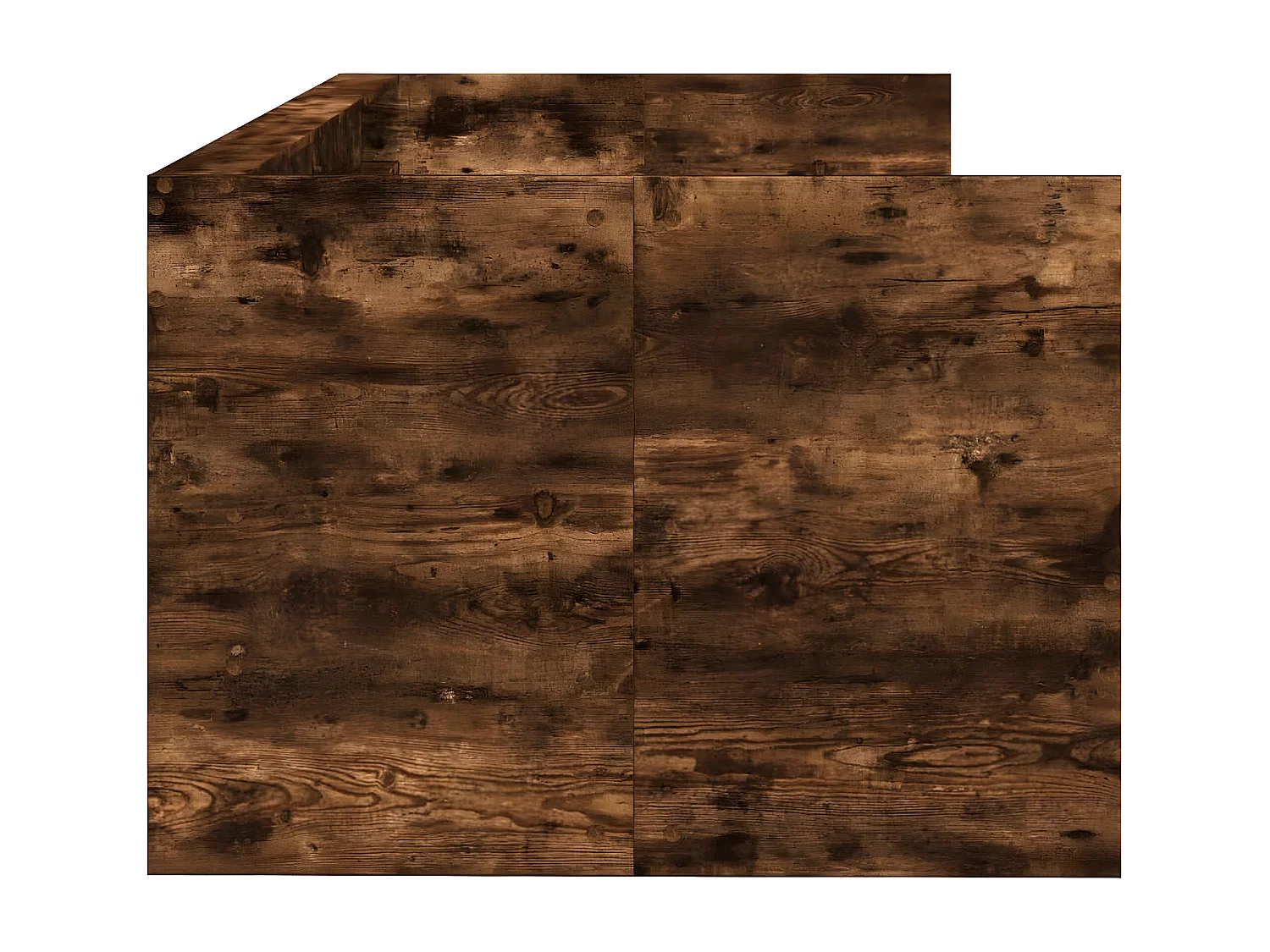 Lit de jour et tiroirs chêne fumé 75x190 cm bois d'ingénierie