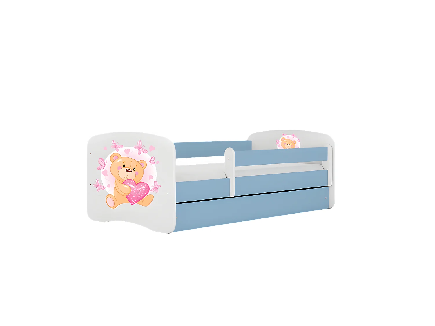 babydreams cama azul ositos mariposas sin cajón sin colchón 180/80