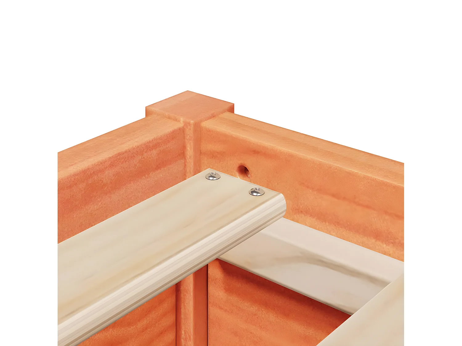 Lit avec matelas cire marron 120x190 cm bois massif de pin