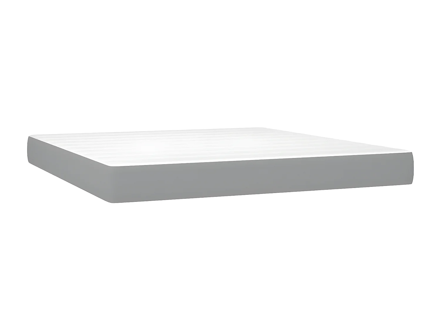 Cama con colchón madera maciza de pino marrón cera 120x190 cm