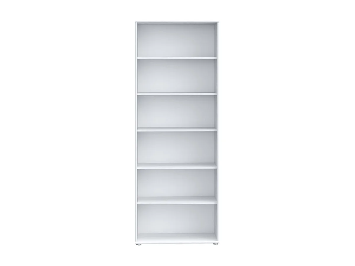 Bibliothèque / Étagère H. 198 x L. 74 cm décor blanc - MARIA