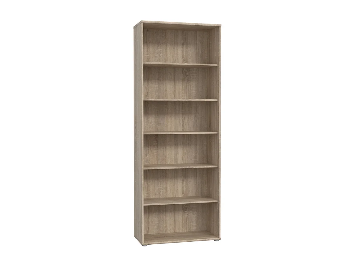 Bibliothèque / Étagère H. 198 x L. 74 cm décor chêne sonoma - MARIA