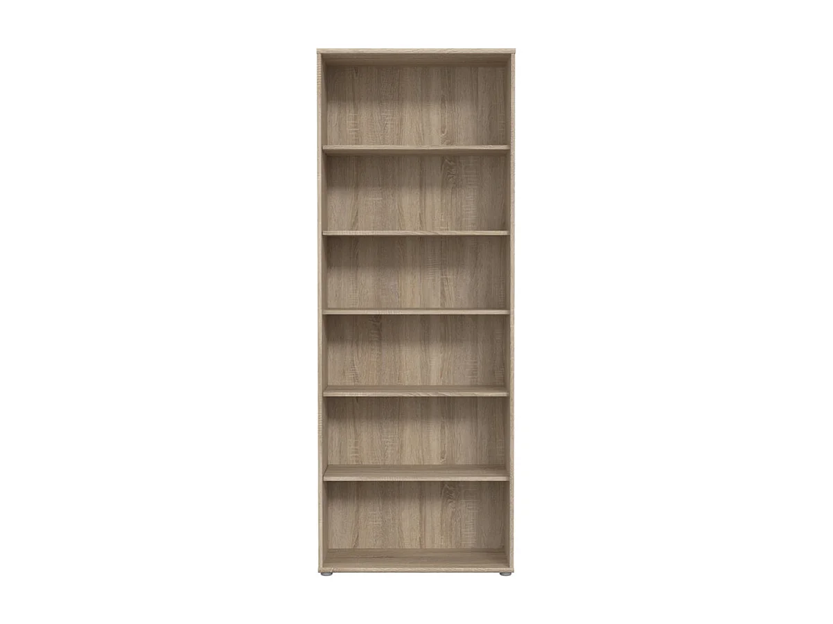 Bibliothèque / Étagère H. 198 x L. 74 cm décor chêne sonoma - MARIA