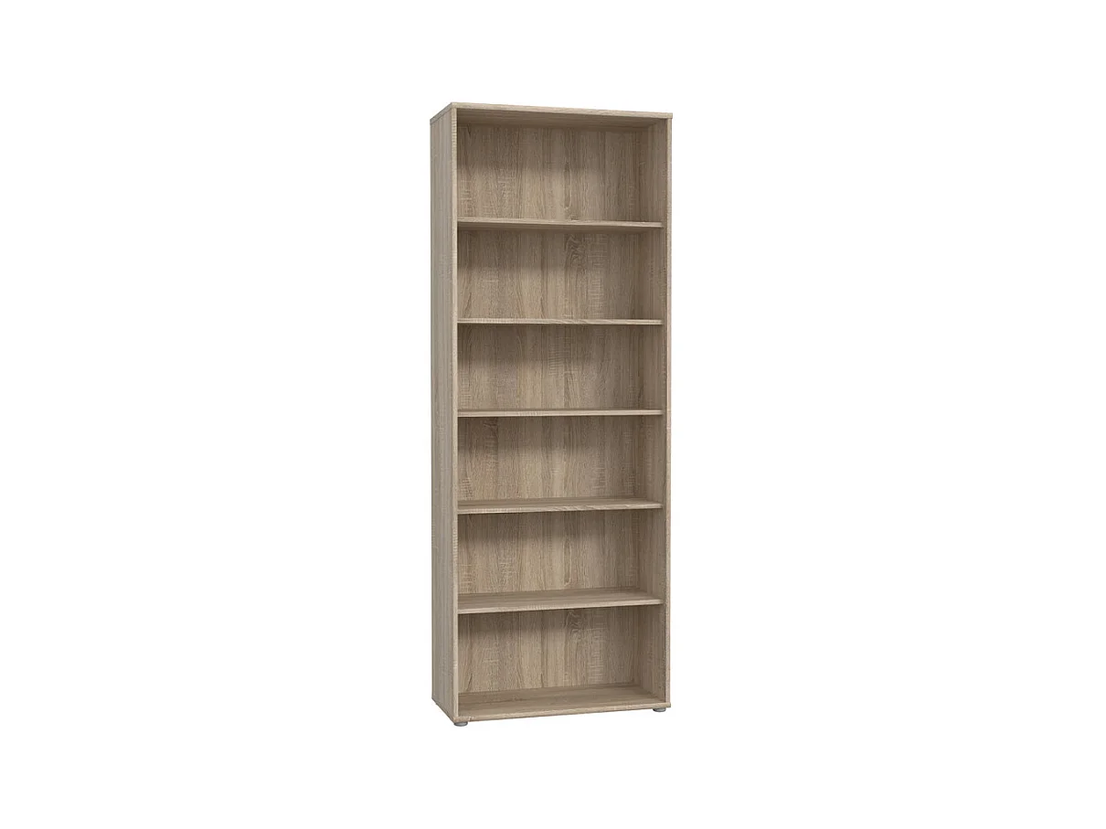 Bibliothèque / Étagère H. 198 x L. 74 cm décor chêne sonoma - MARIA