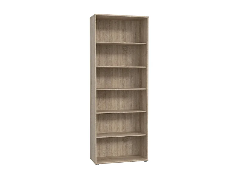 Bibliothèque / Étagère H. 198 x L. 74 cm décor chêne sonoma - MARIA