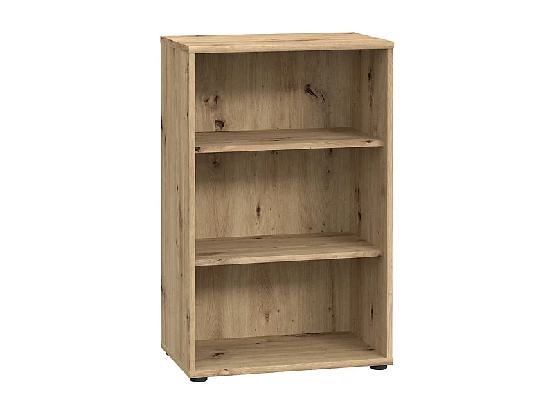 Bibliothèque / Étagère H. 86 x L. 54 cm décor chêne artisan - MARIA