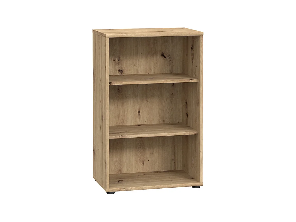 Bibliothèque / Étagère H. 86 x L. 54 cm décor chêne artisan - MARIA