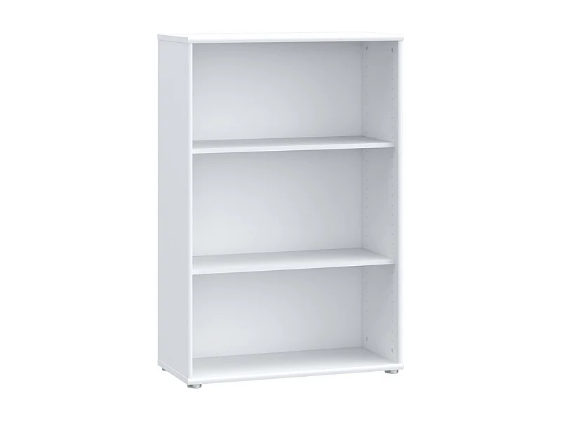 Bibliothèque / Étagère H. 111 x L. 74 cm décor blanc - MARIA