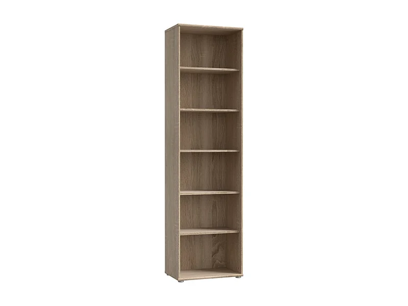 Bibliothèque / Étagère H. 198 x L. 54 cm décor chêne sonoma - MARIA