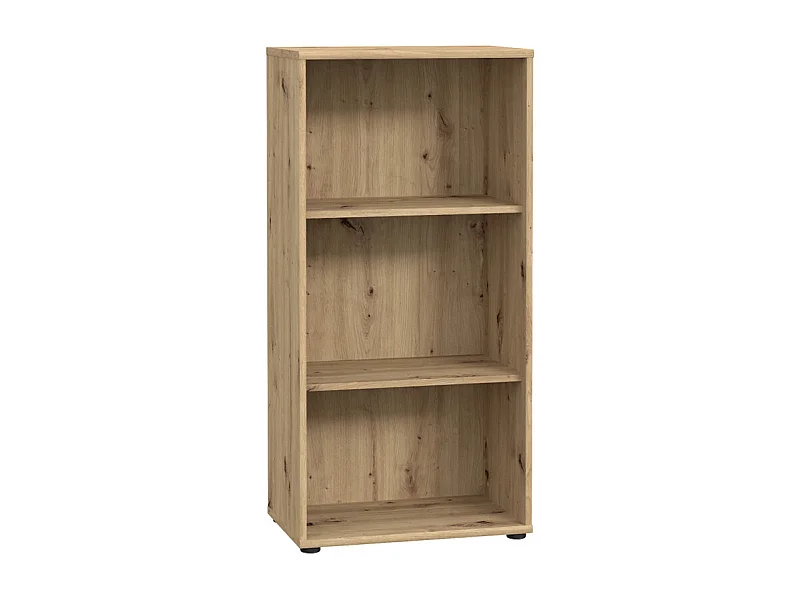 Bibliothèque / Étagère H. 111 x L. 54 cm décor chêne artisan - MARIA