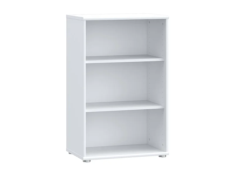 Bibliothèque / Étagère H. 86 x L. 54 cm décor blanc - MARIA