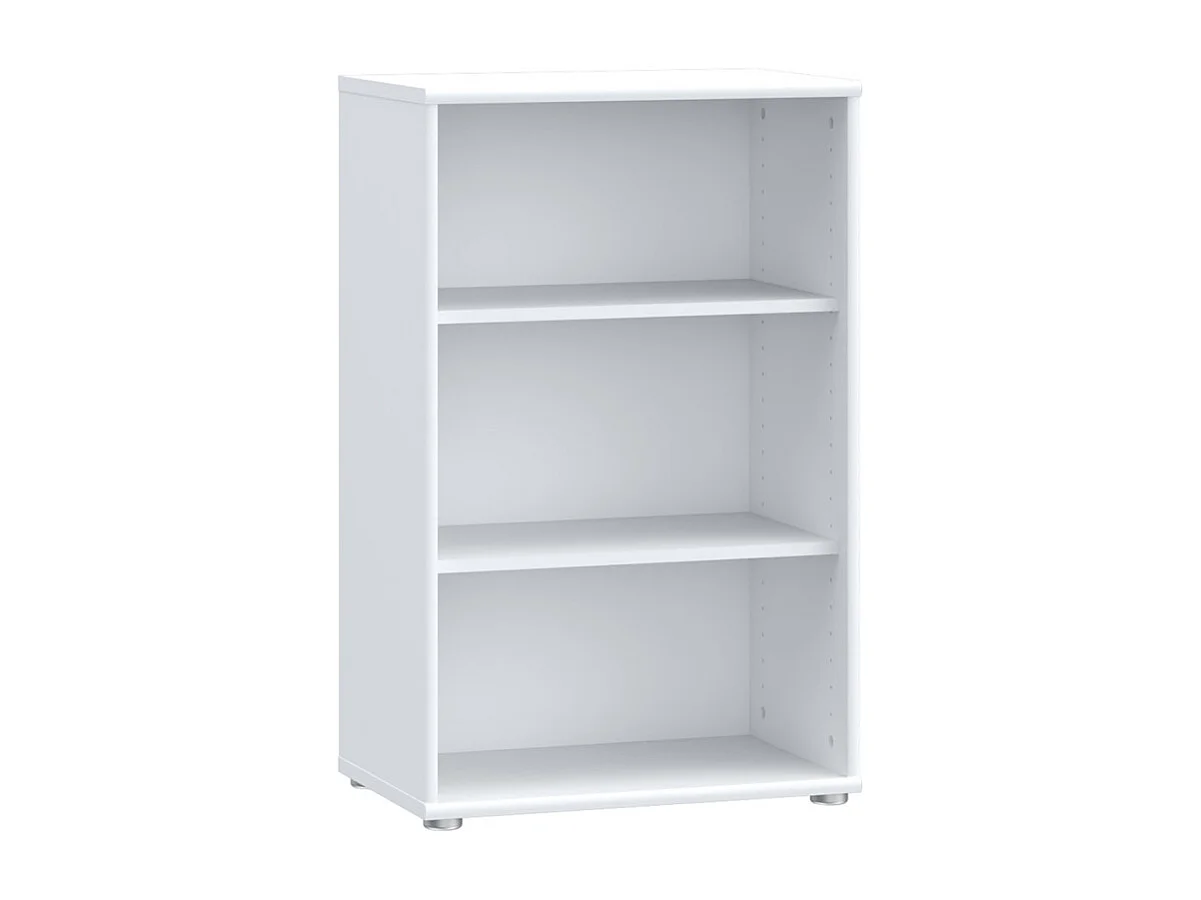 Bibliothèque / Étagère H. 86 x L. 54 cm décor blanc - MARIA