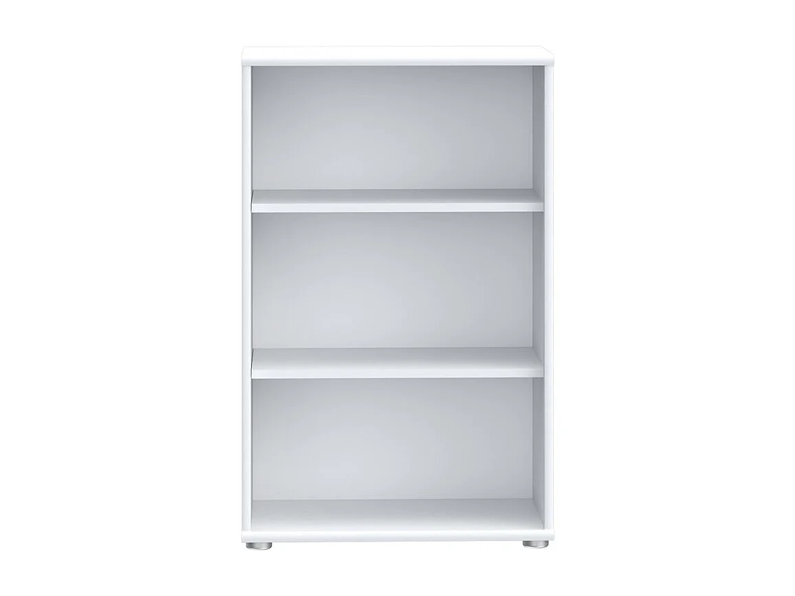 Bibliothèque / Étagère H. 86 x L. 54 cm décor blanc - MARIA