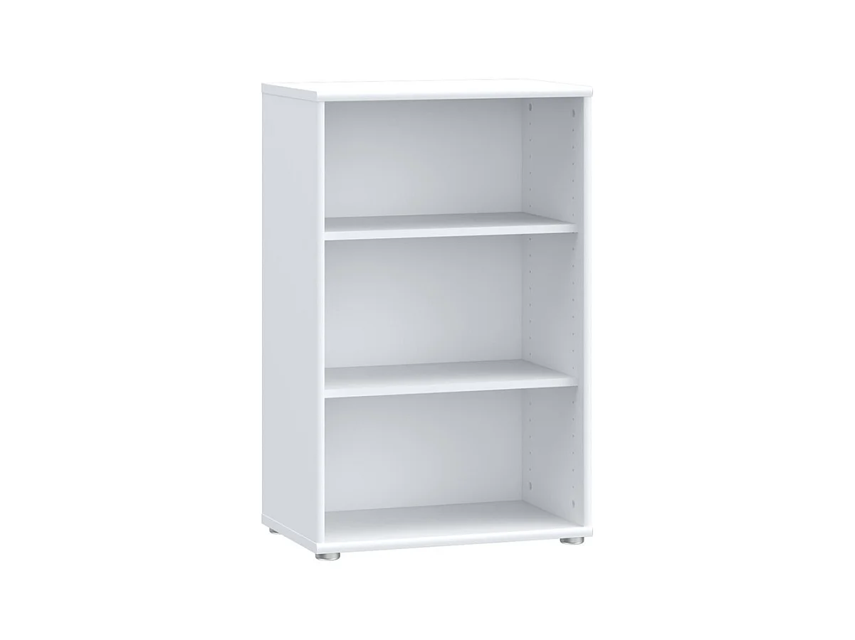 Bibliothèque / Étagère H. 86 x L. 54 cm décor blanc - MARIA