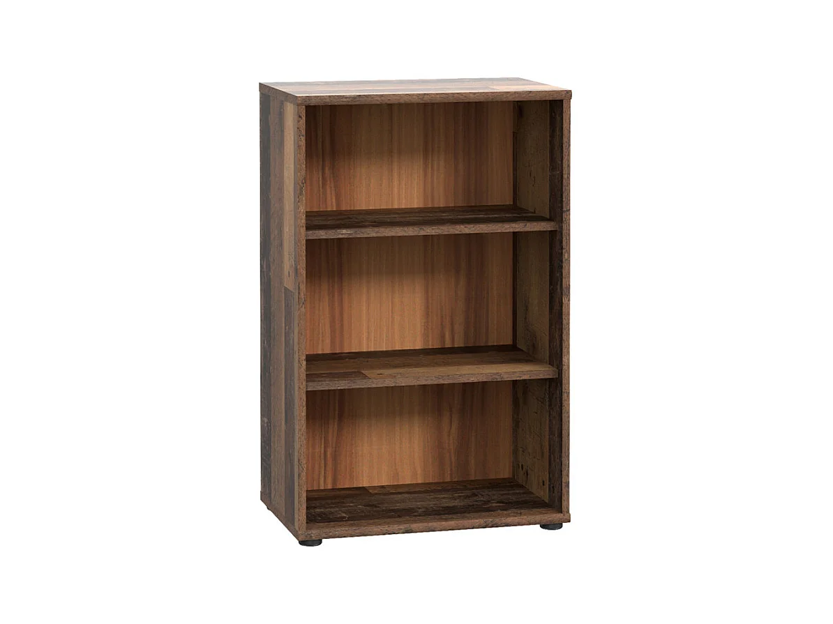 Bibliothèque / Étagère H. 86 x L. 54 cm décor bois vintage - MARIA