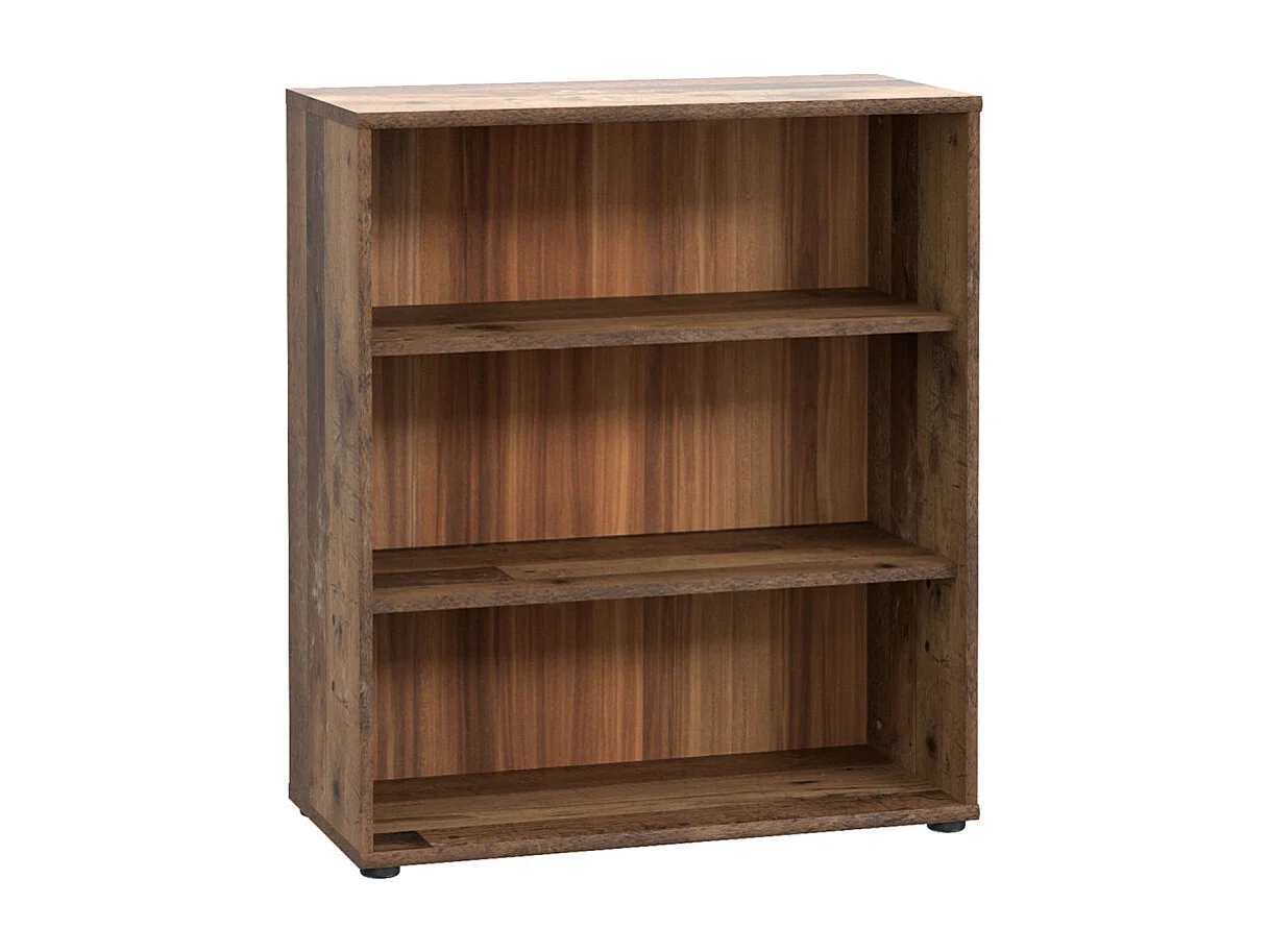 Bibliothèque / Étagère H. 86 x L. 74 cm décor bois vintage - MARIA
