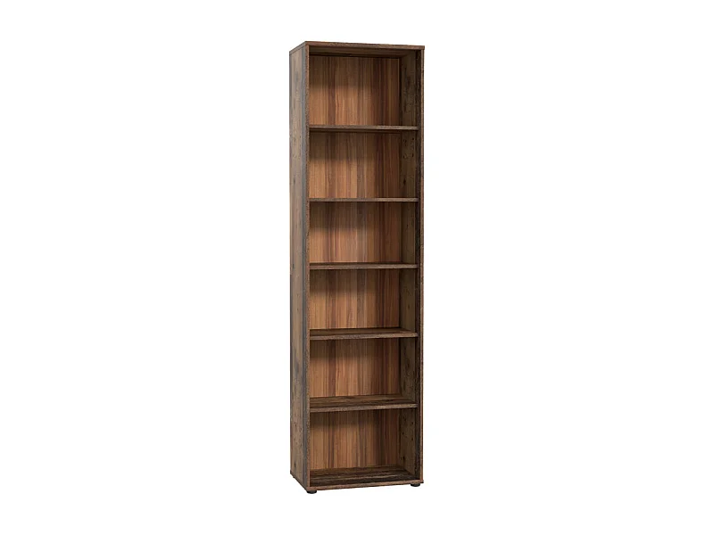 Bibliothèque / Étagère H. 198 x L. 54 cm décor bois vintage - MARIA