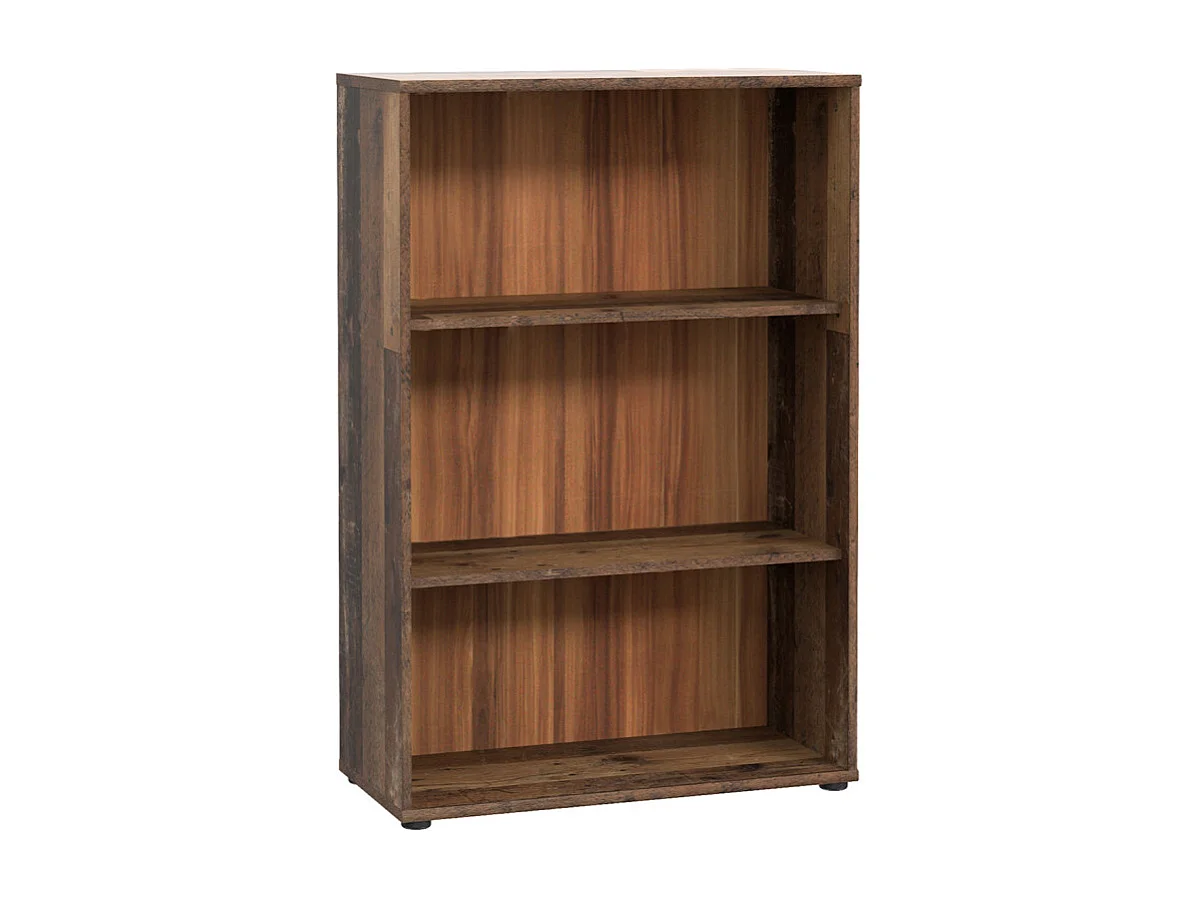Bibliothèque / Étagère H. 111 x L. 74 cm décor bois vintage - MARIA