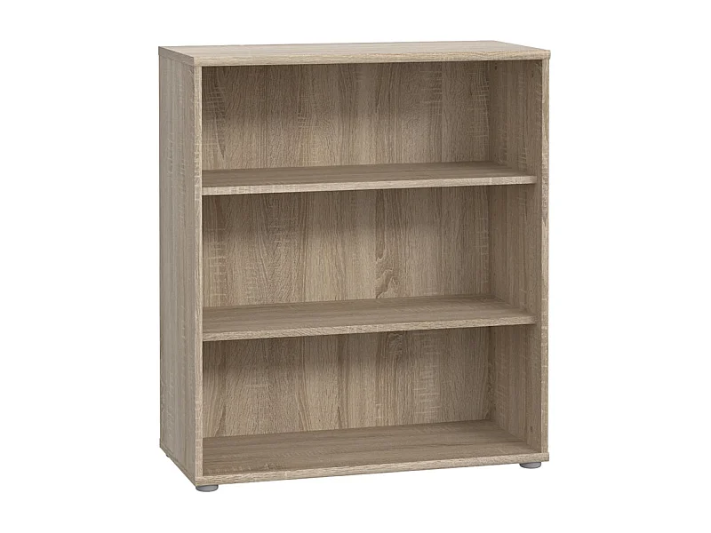 Bibliothèque / Étagère H. 86 x L. 74 cm décor chêne sonoma - MARIA