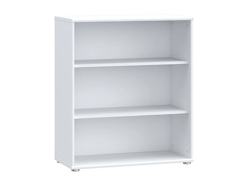 Bibliothèque / Étagère H. 86 x L. 74 cm décor blanc - MARIA