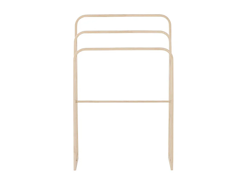 Porte-Serviettes 3 Arceaux "Drammen" 76cm Naturel