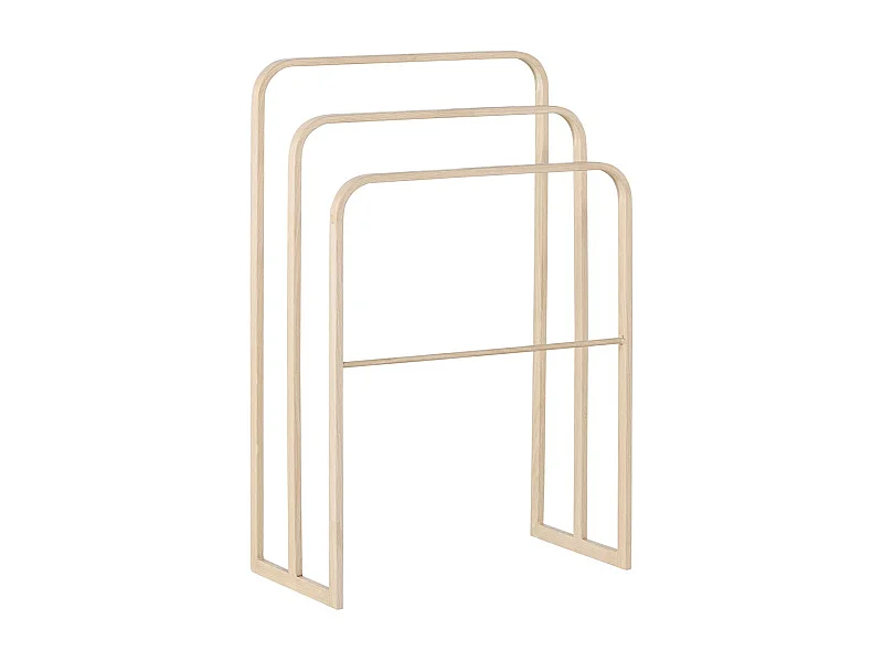 Porte-Serviettes 3 Arceaux "Drammen" 76cm Naturel