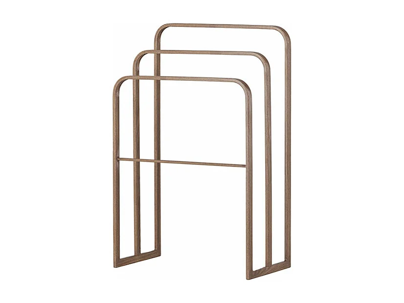 Porte-Serviettes 3 Arceaux "Drammen" 76cm Marron