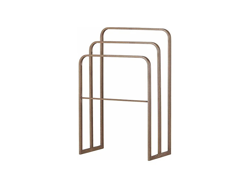 Porte-Serviettes 3 Arceaux "Drammen" 76cm Marron