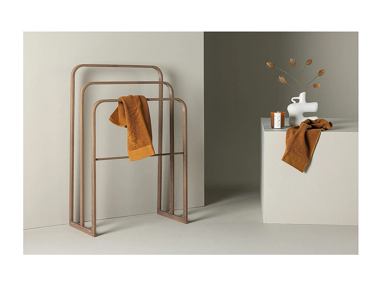 Porte-Serviettes 3 Arceaux "Drammen" 76cm Marron