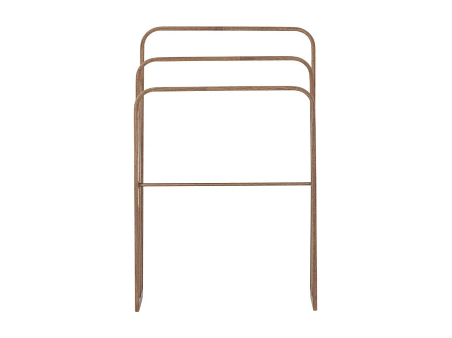 Drammen kapstok voor handdoeken, 3 kledingstangen mocca.