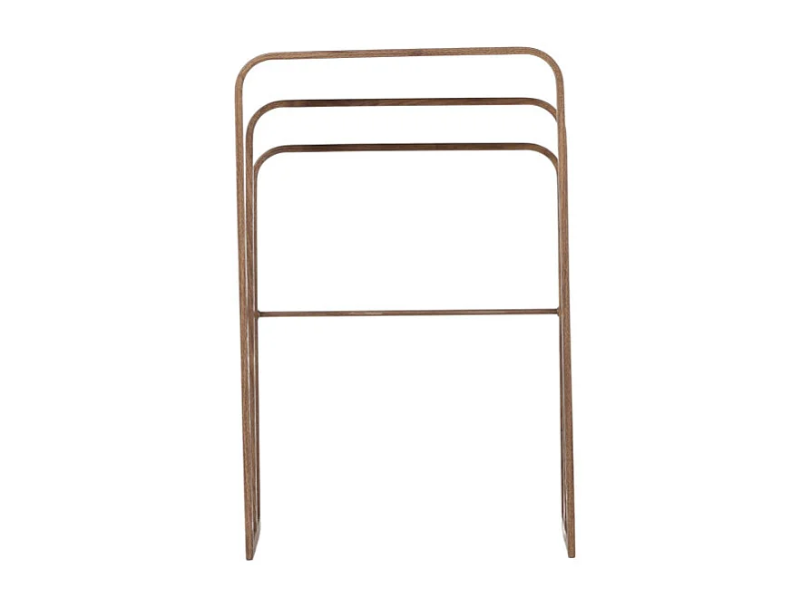 Drammen kapstok voor handdoeken, 3 kledingstangen mocca.