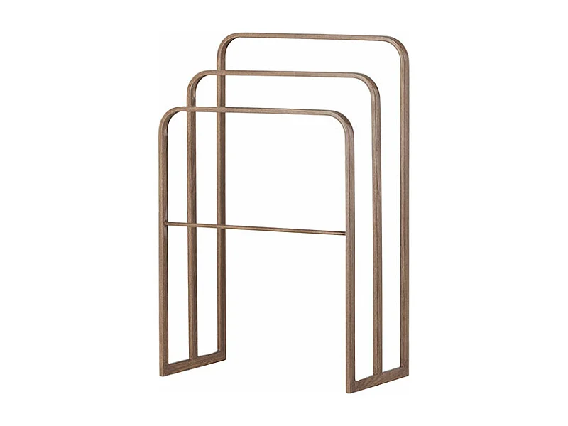 Porte-Serviettes 3 Arceaux "Drammen" 76cm Marron